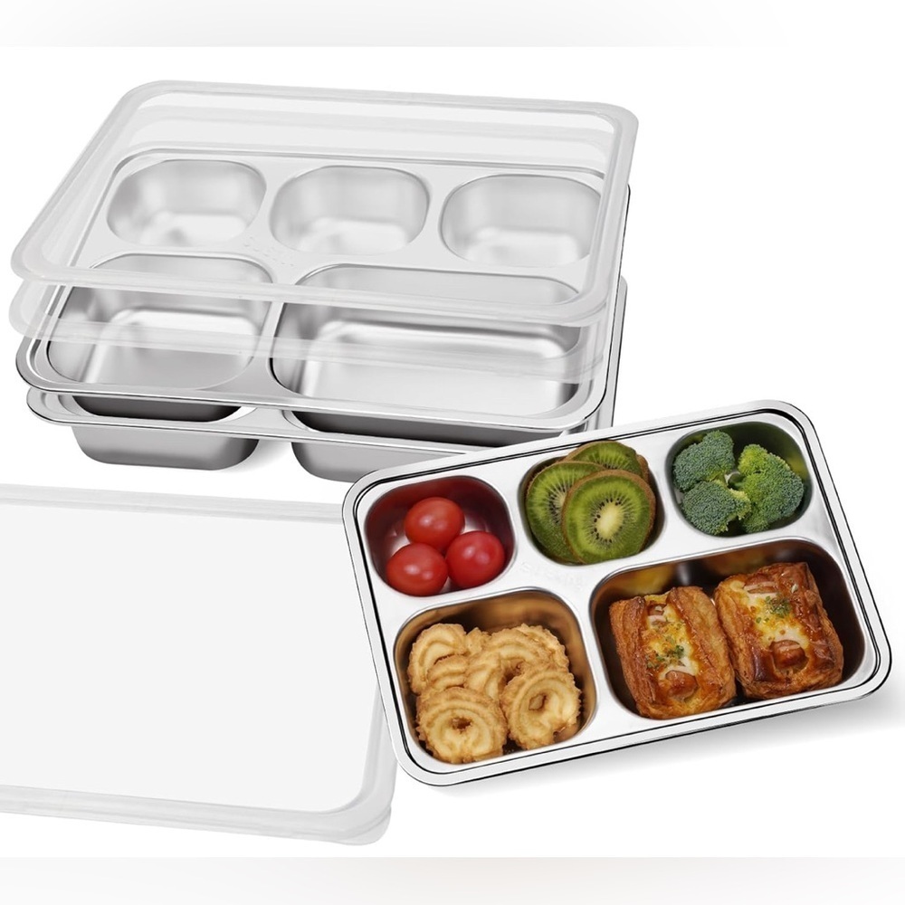 Stainless Steel Lunch Box with Compartments 063